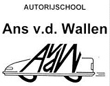 Logo rijschool vd wallen